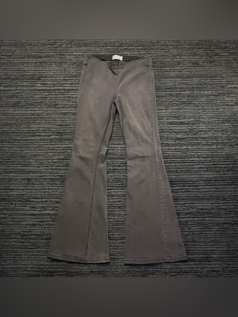 Free People penny pull on high rise elastic waist flare hem pants